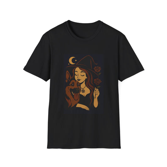 Lady and a Dog T-Shirt