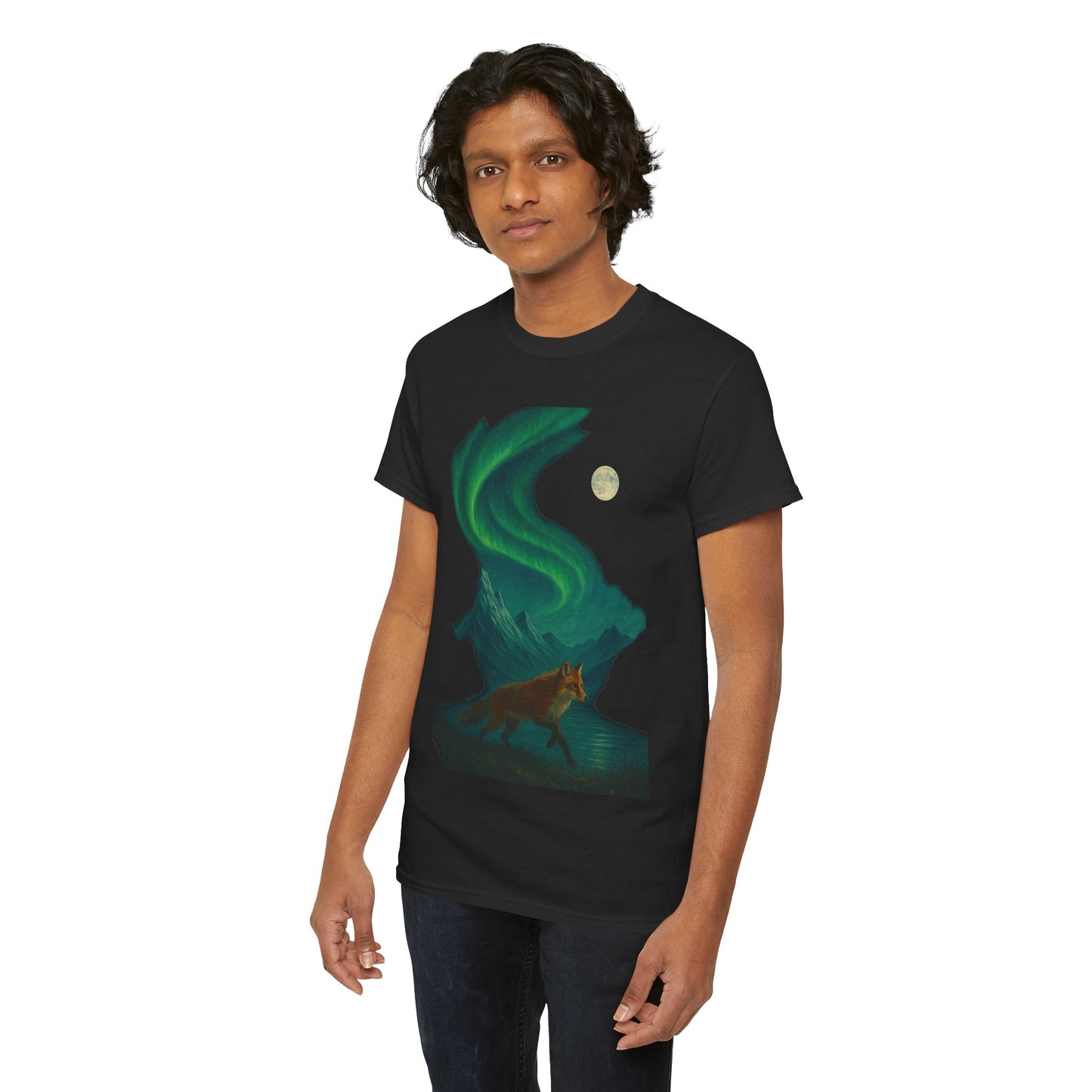 Northern Lights Fox Tee