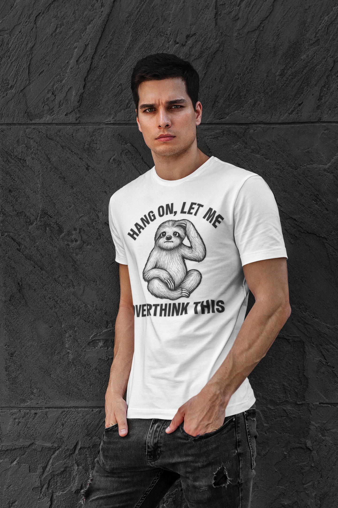 Hang on, let me overthink this T-shirt for Men