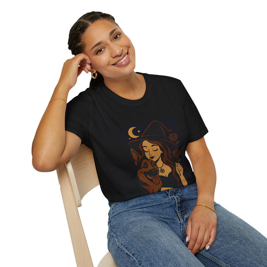 Lady and a Dog T-Shirt